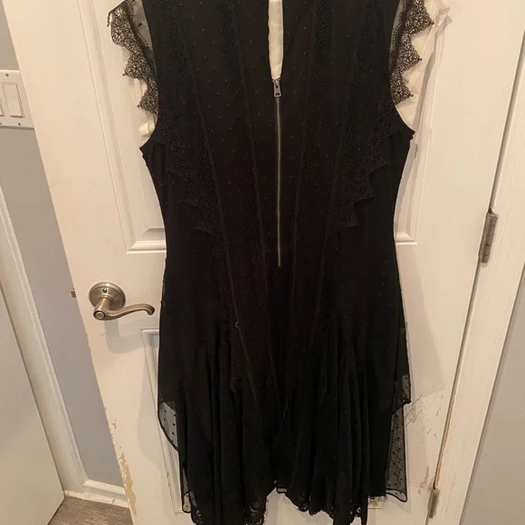 All Saints Black Midi Dress - Picture 6 of 9